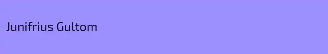 Junifrius Gultom